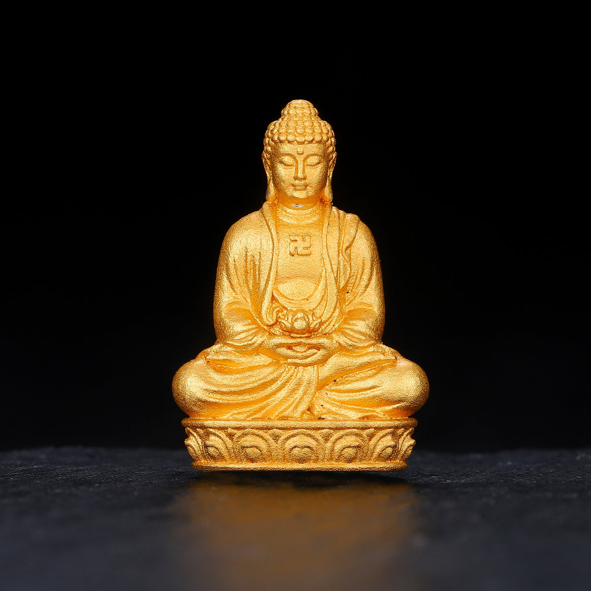 Miniature Amitabha Buddha Sculpture
