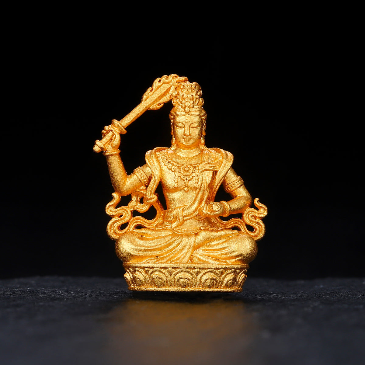 Manjushri Flame-Sword Sculpture