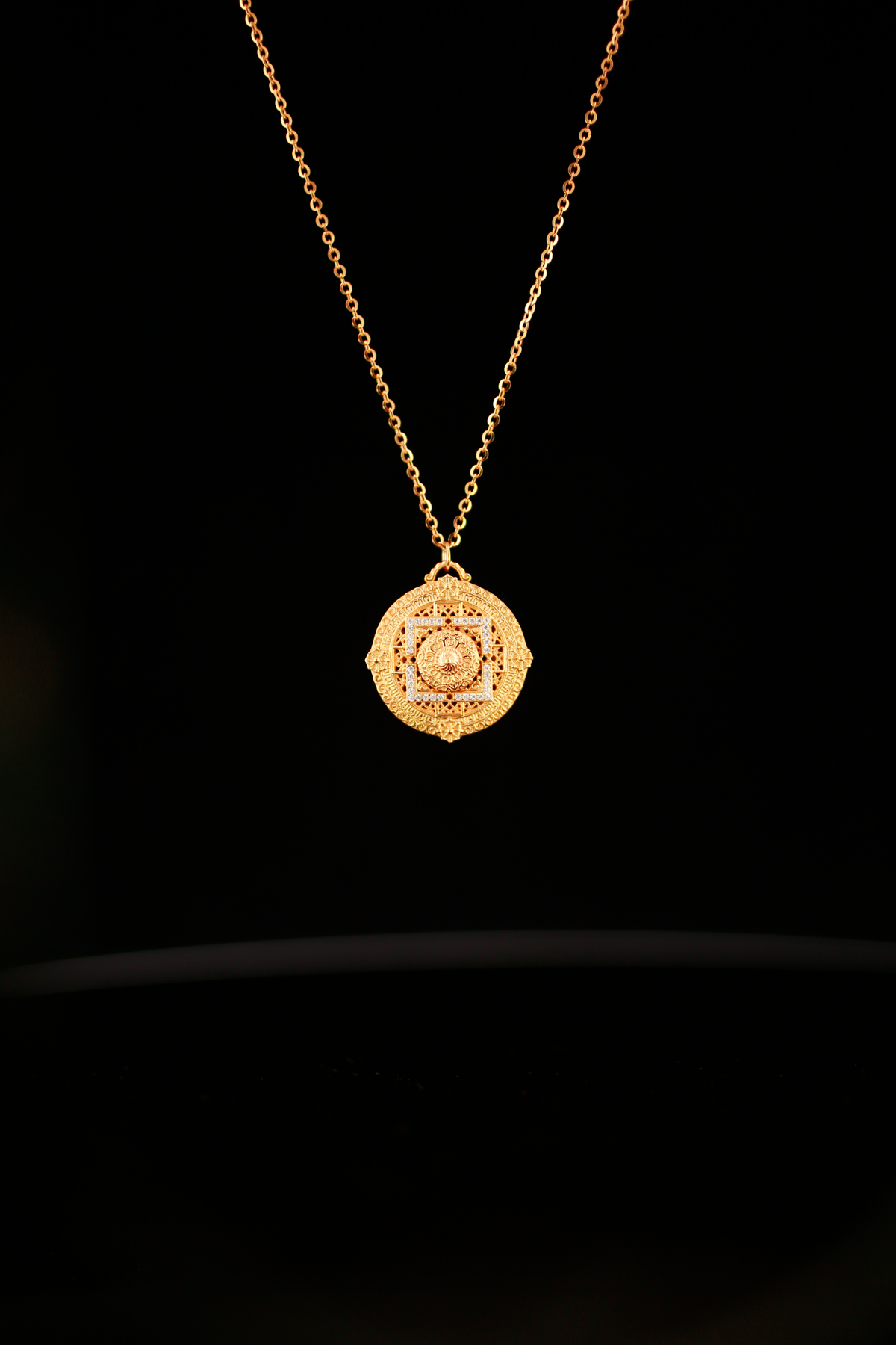 Rotating Mandala Fortune Pendant