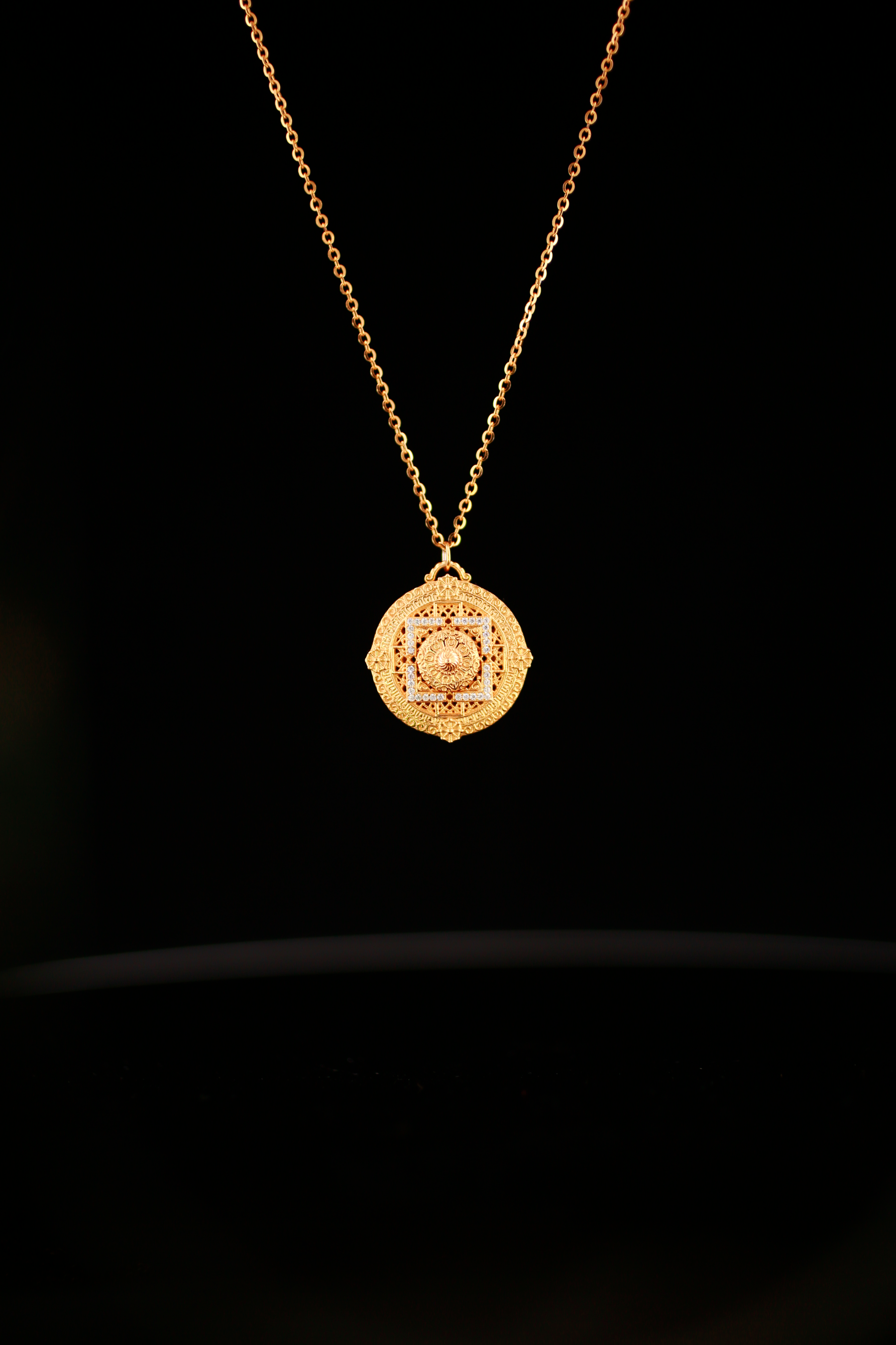 Rotating Mandala Fortune Pendant